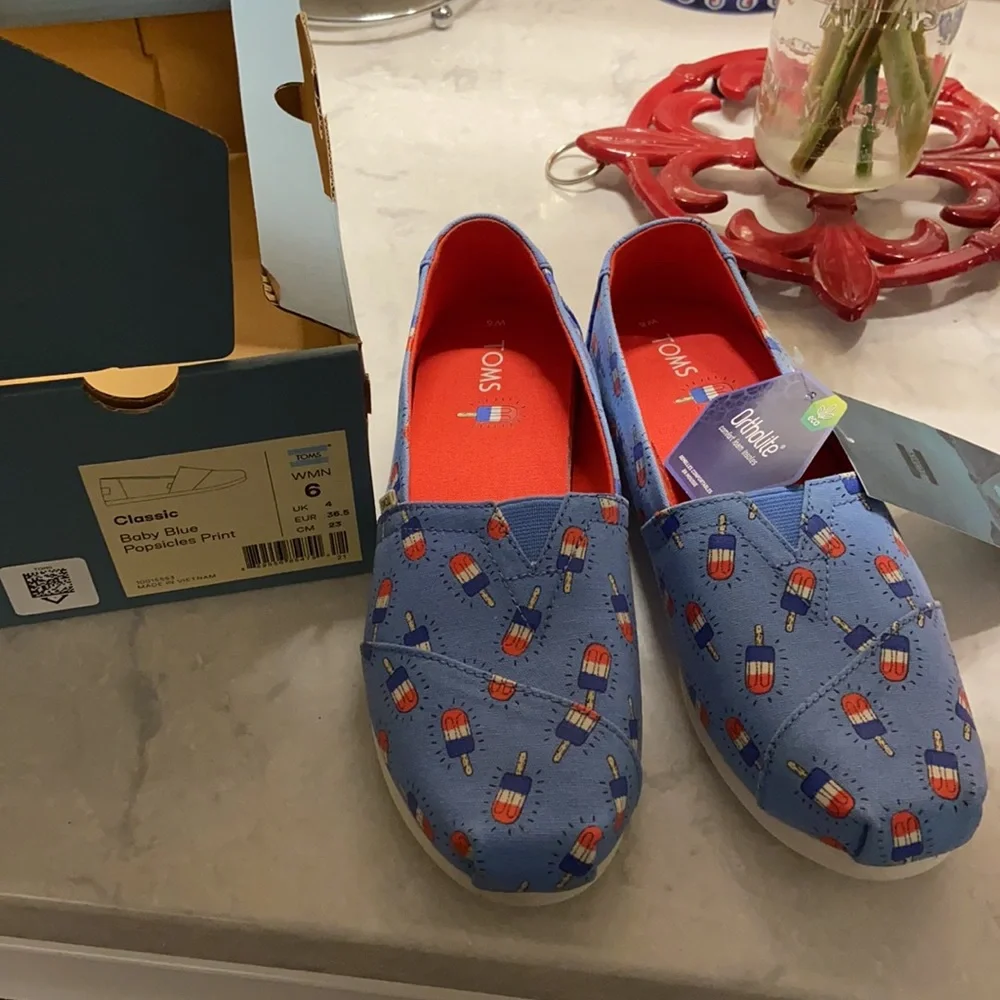 TOMS Popsicle Alpargata NIB - Picture 4 of 8